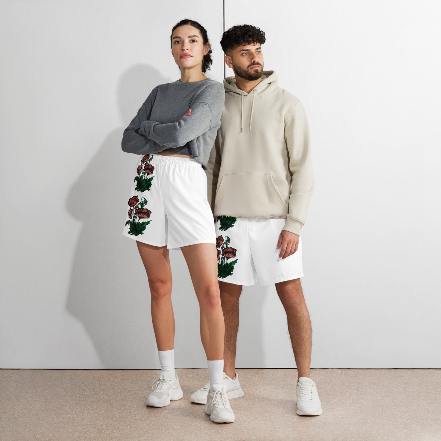 All-Over Print Unisex Athletic Long Shorts