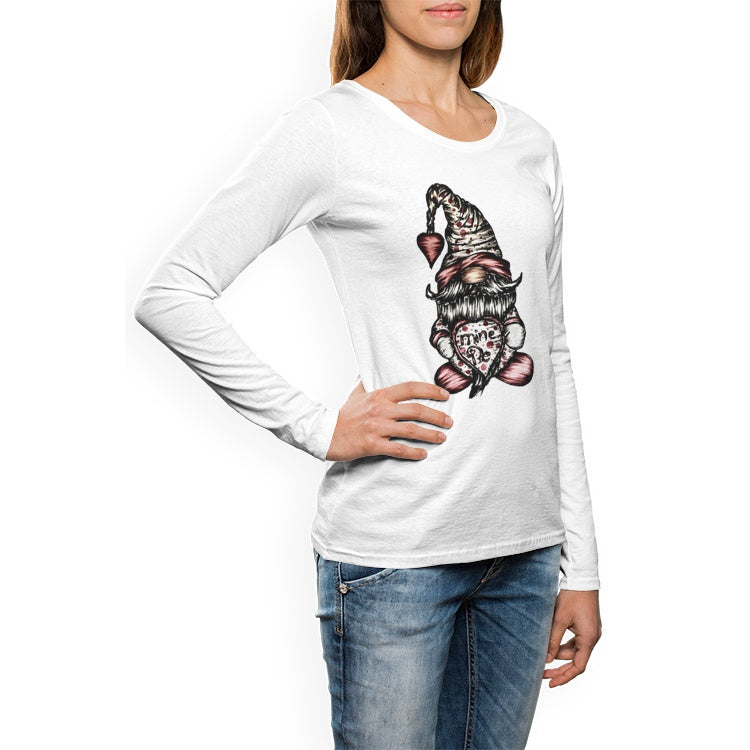 Women's Crew Neck Long sleeve T-shirt
