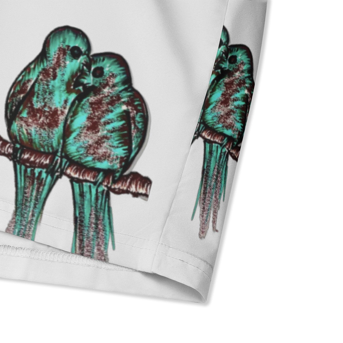 Men's All-Over-Print Hawaiian Swim Shorts