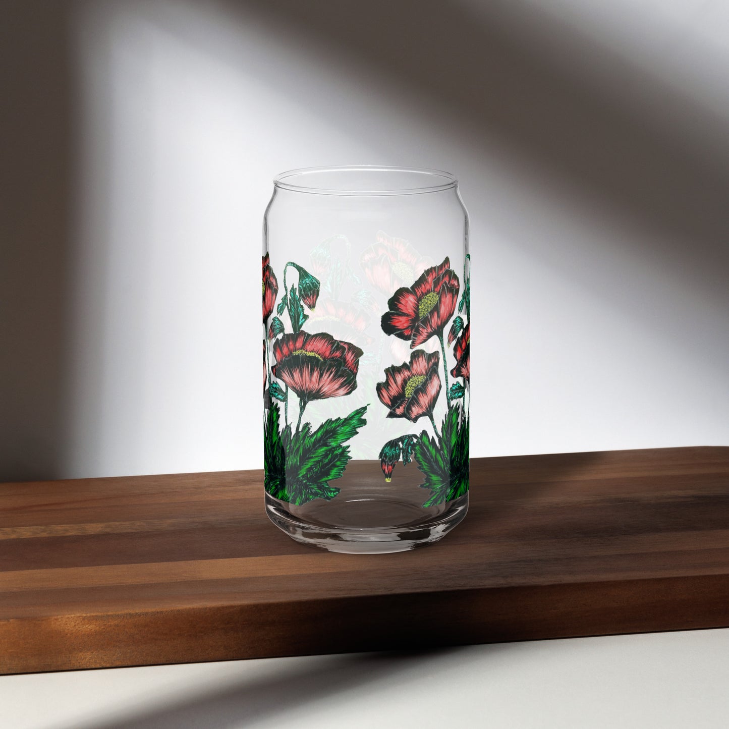 Can-shaped glass