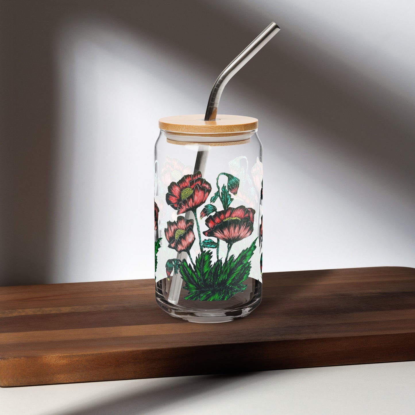 Can-shaped glass
