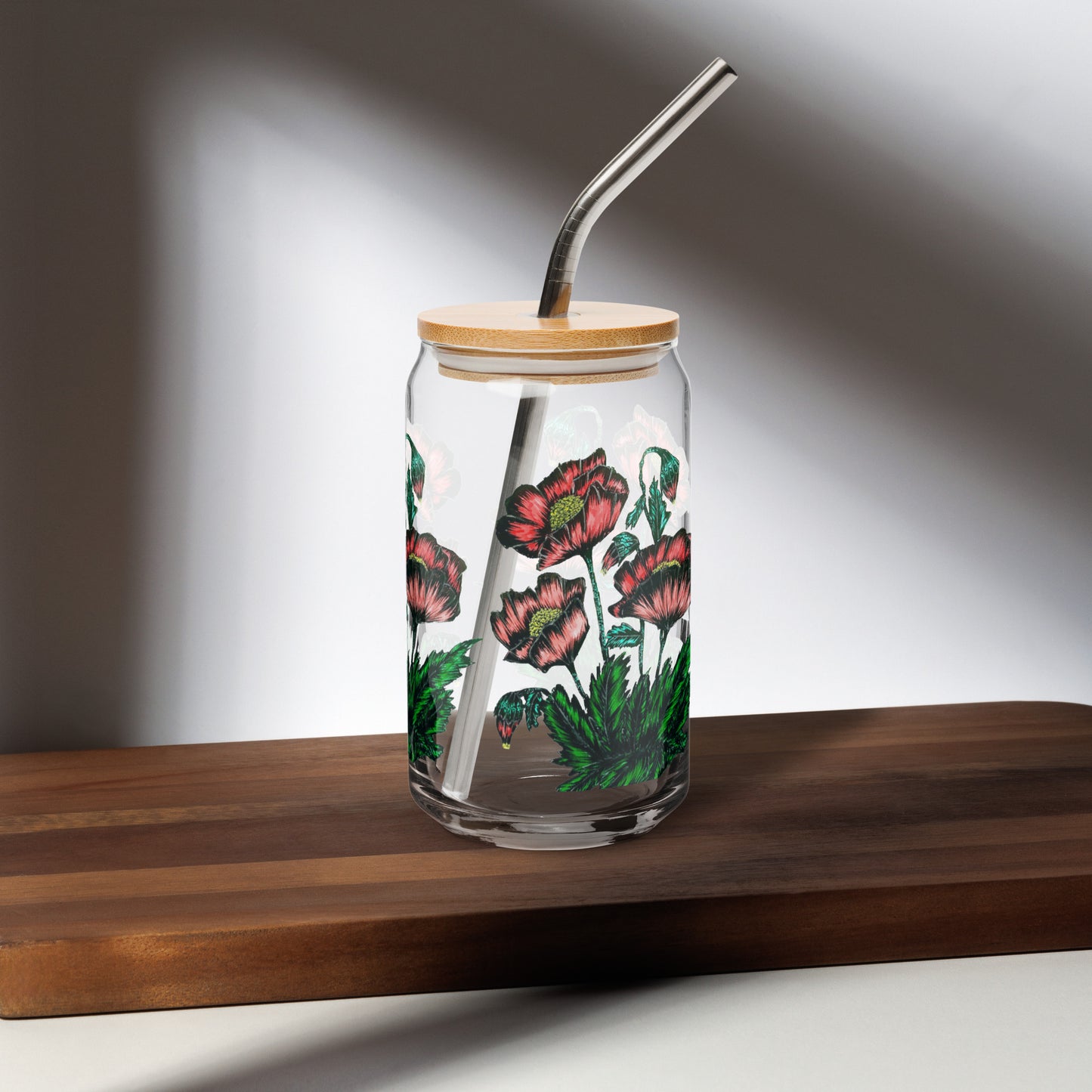 Can-shaped glass