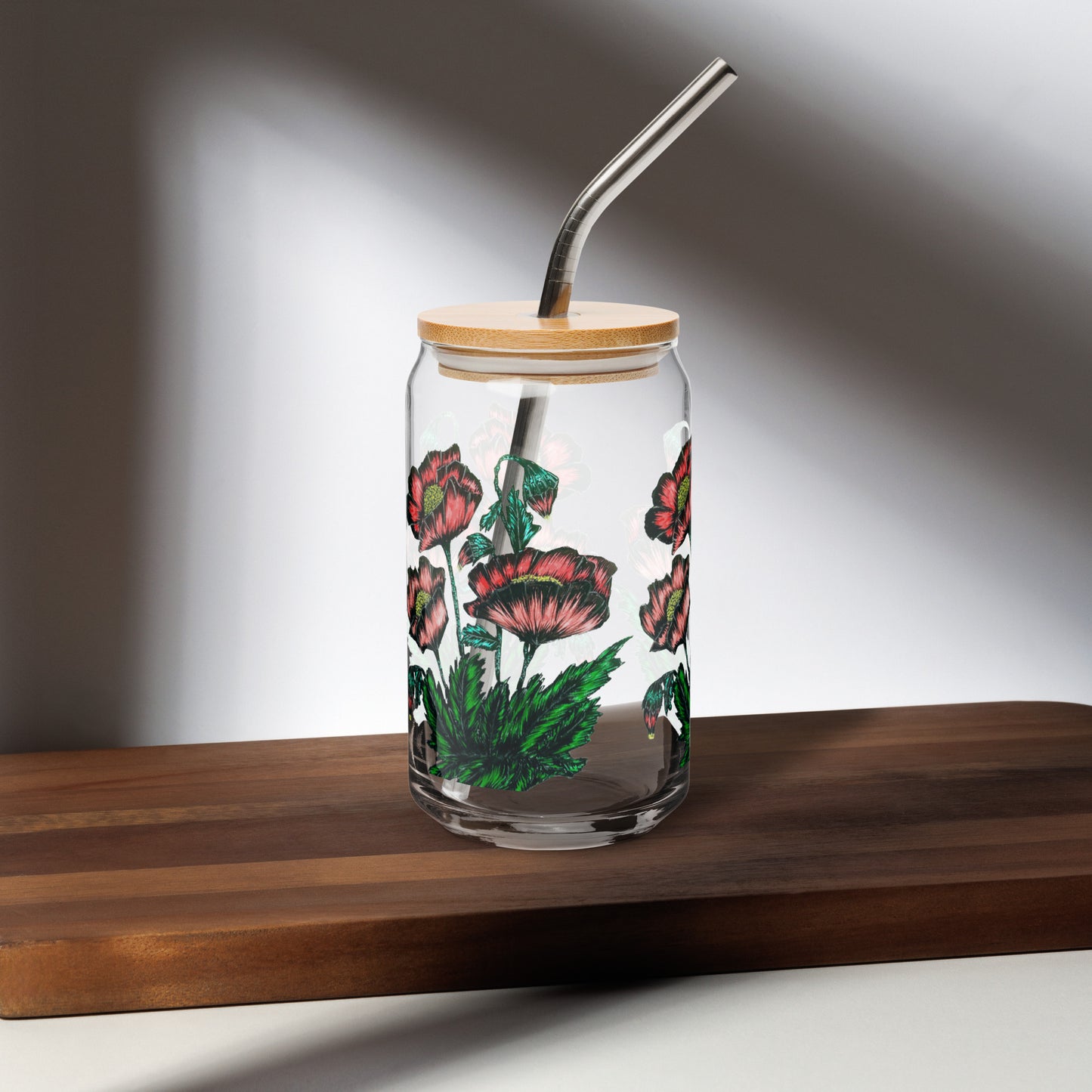 Can-shaped glass