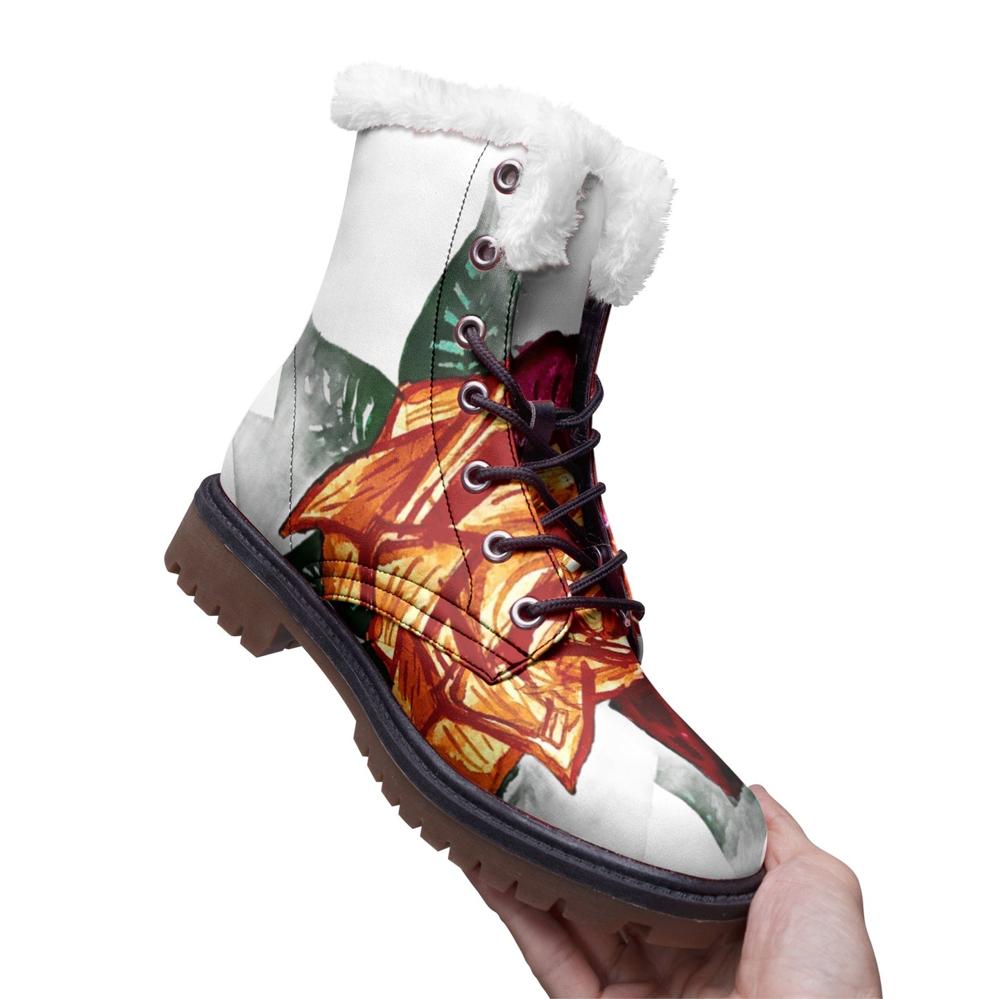 Unisex Lace Up Winter Boots Fashion Comfort Chukka Boots