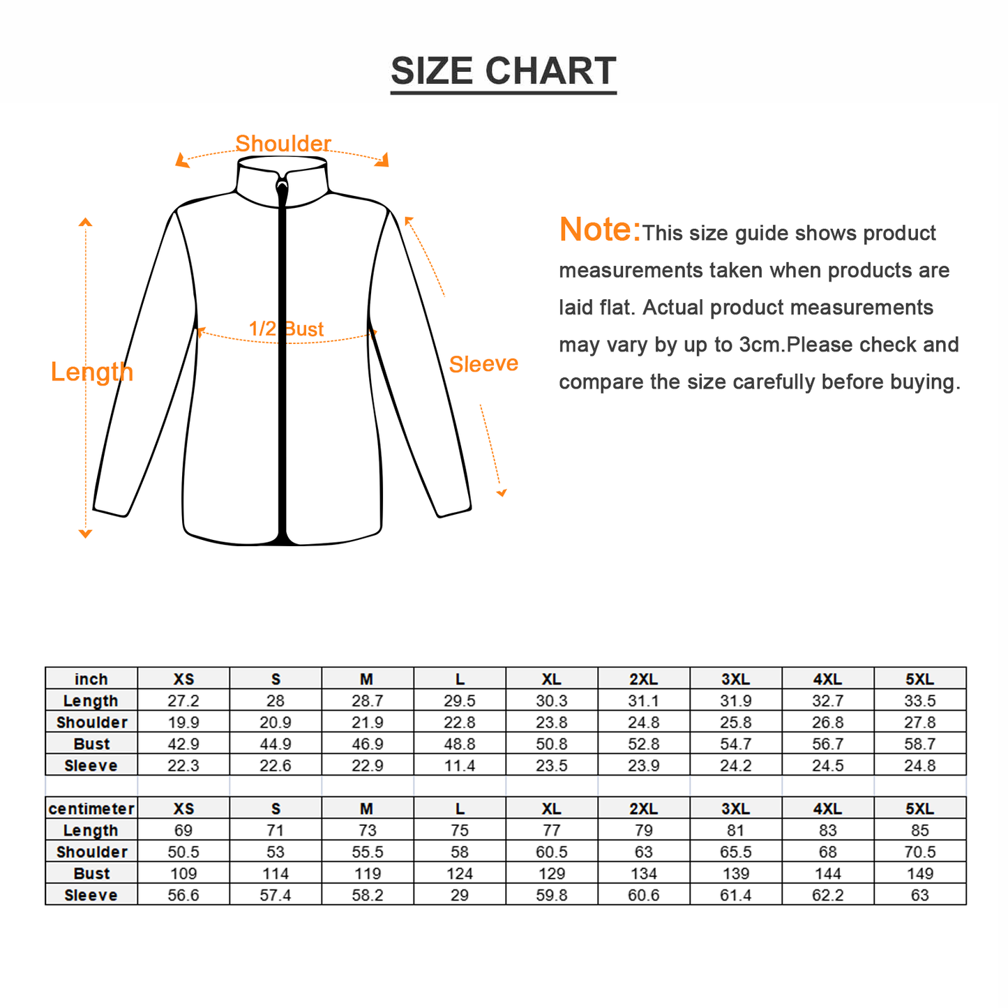 All-Over Print Unisex Stand-up Collar Outerwear