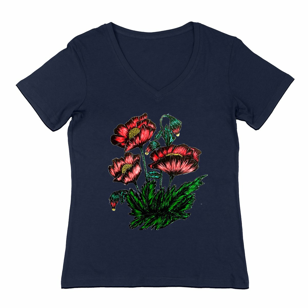 Women's v-neck T-shirt - Change