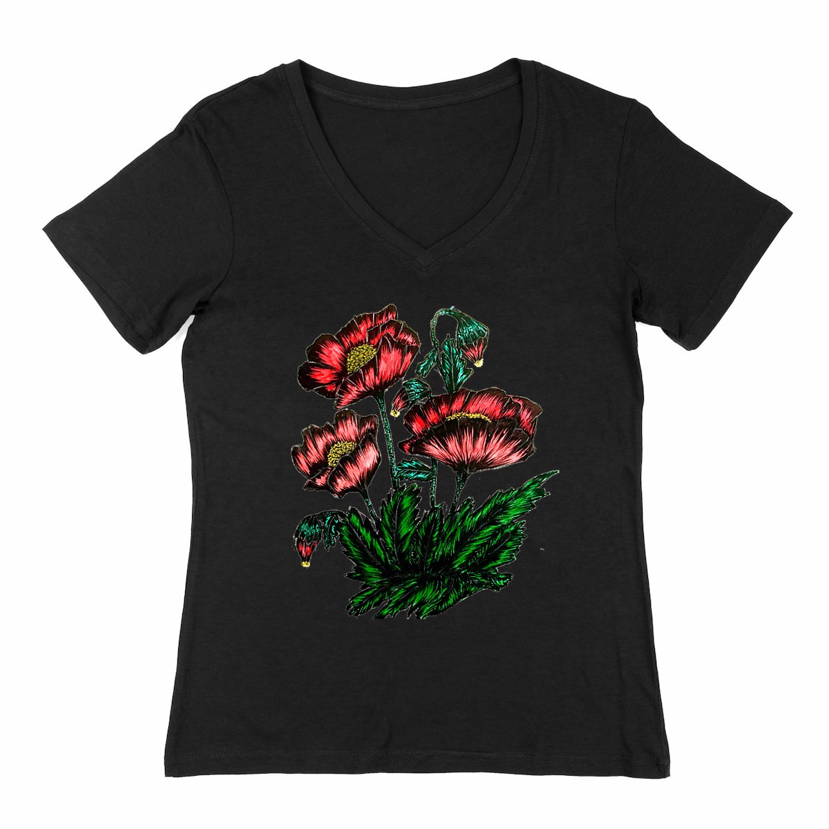 Women's v-neck T-shirt - Change