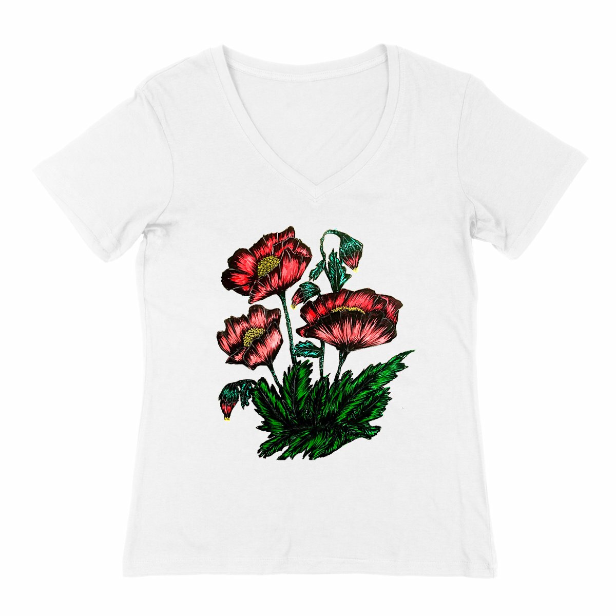 Women's v-neck T-shirt - Change