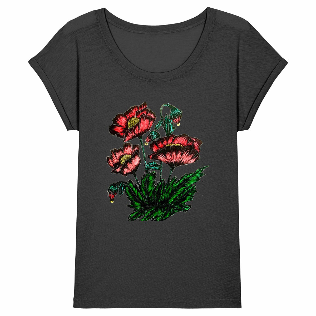 Women's slub t-shirt