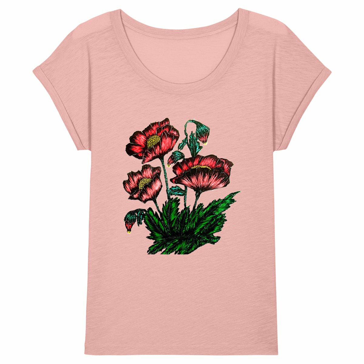 Women's slub t-shirt