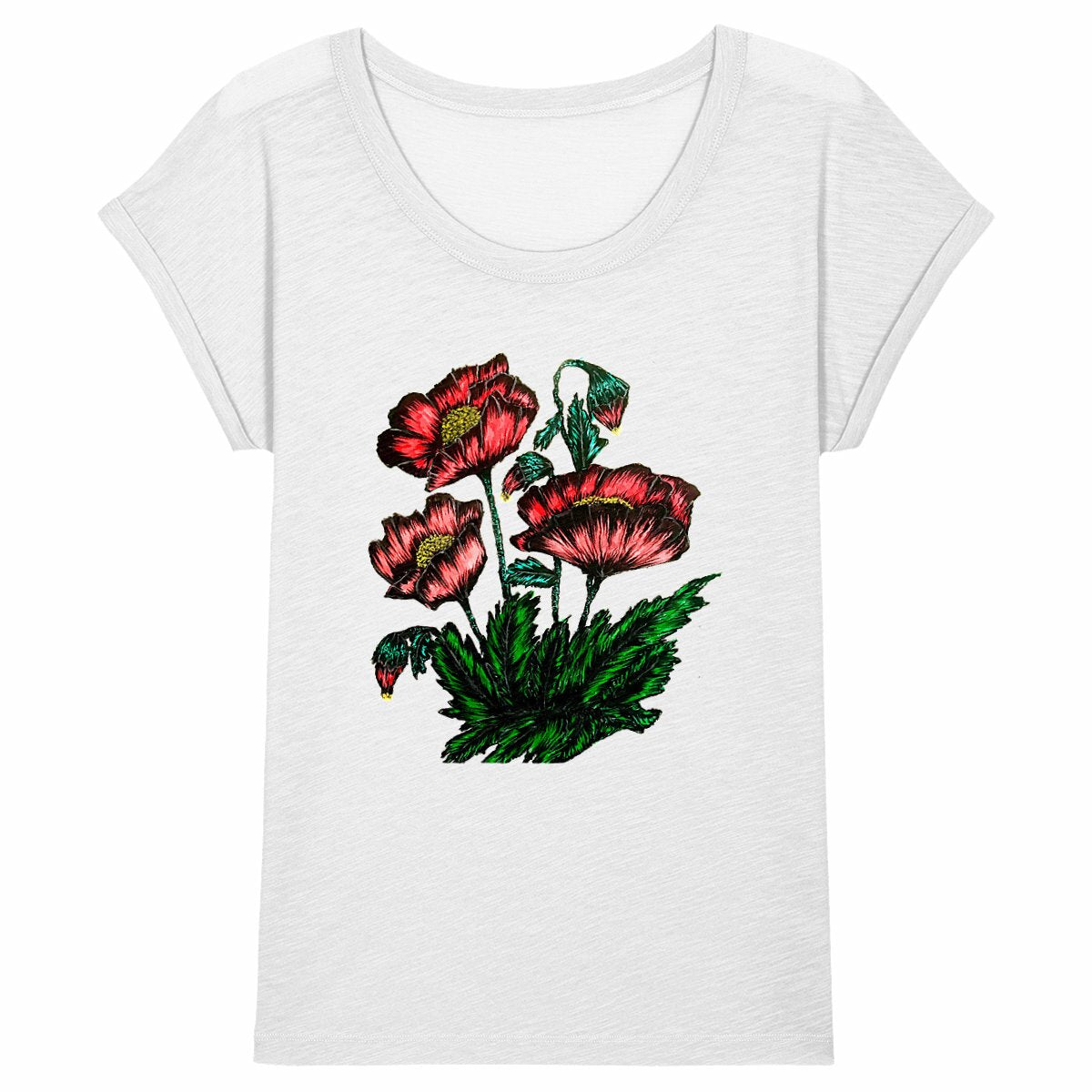 Women's slub t-shirt