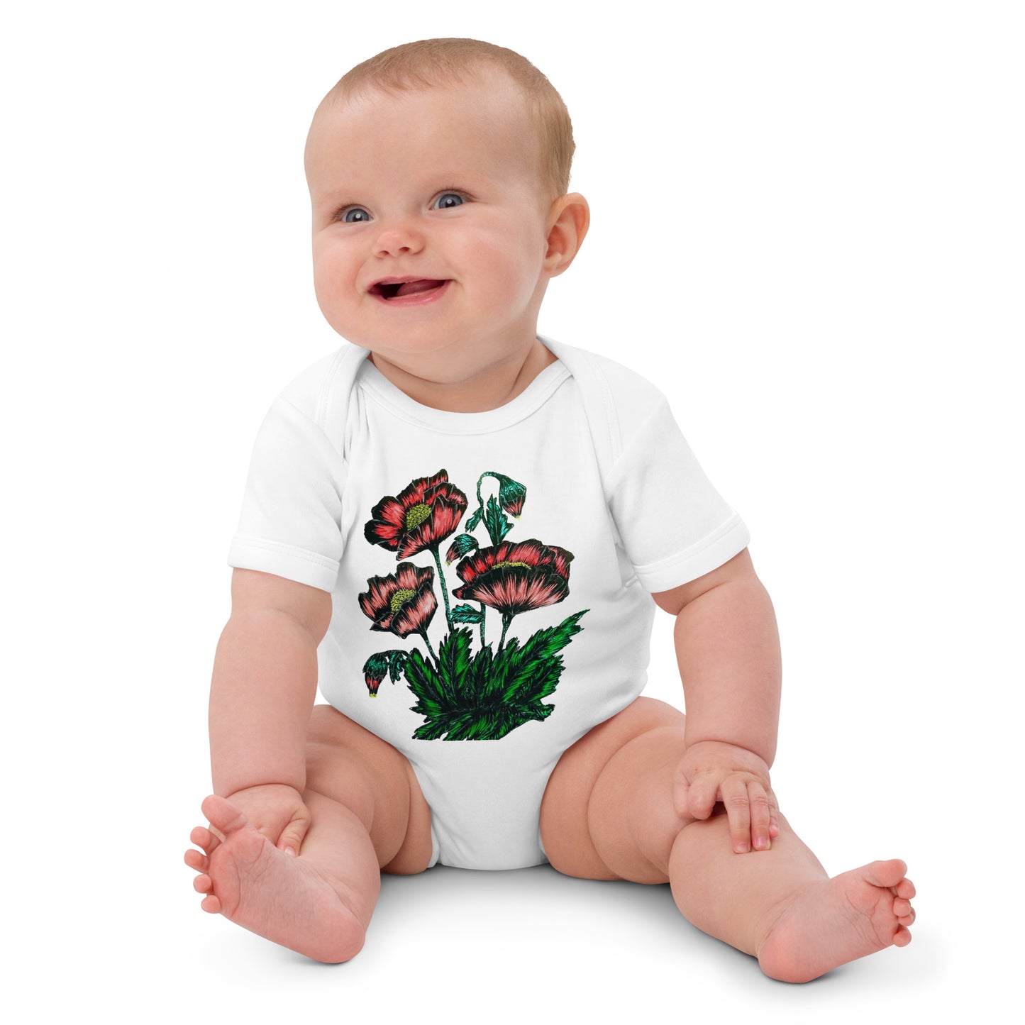 Organic cotton baby bodysuit