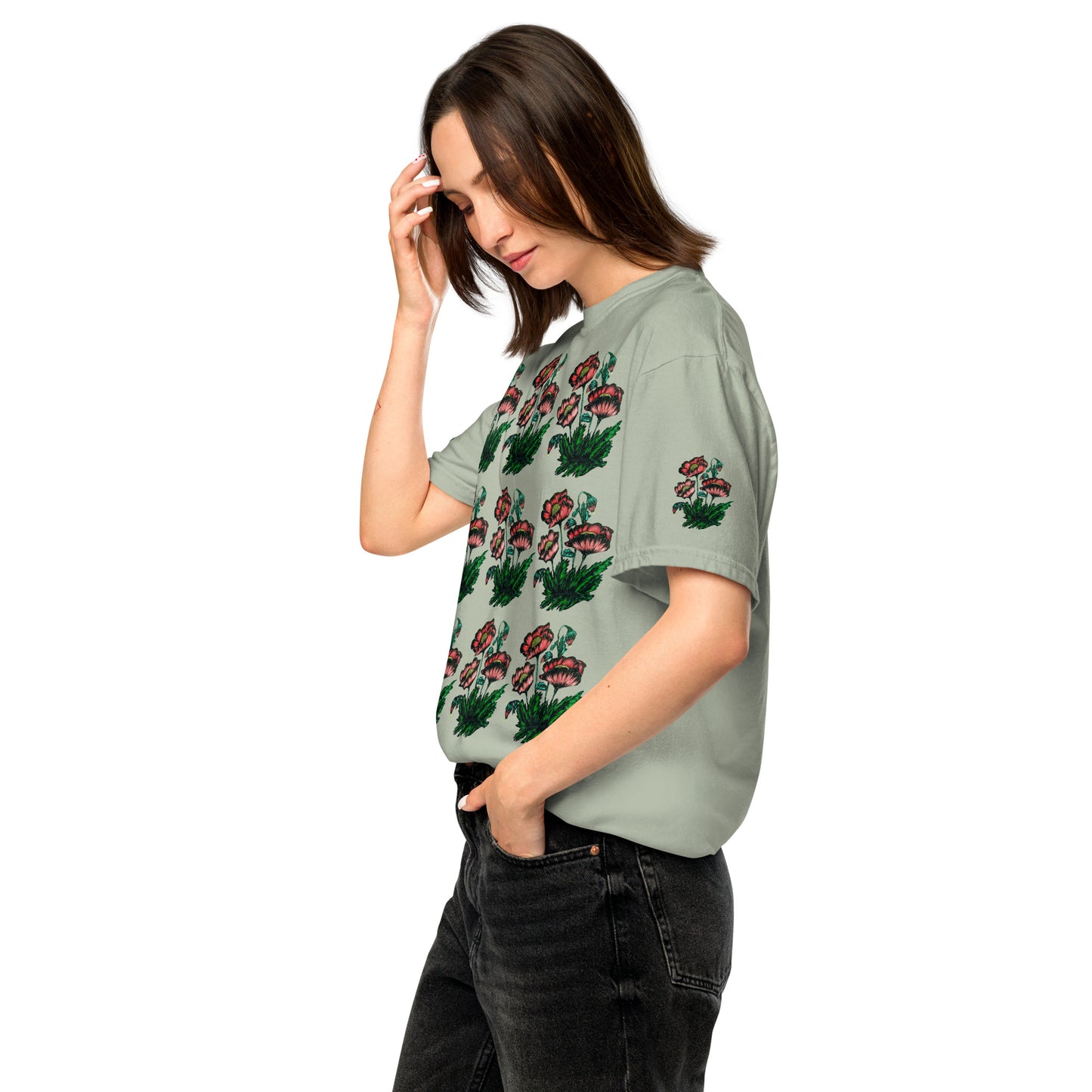 Unisex garment-dyed heavyweight t-shirt