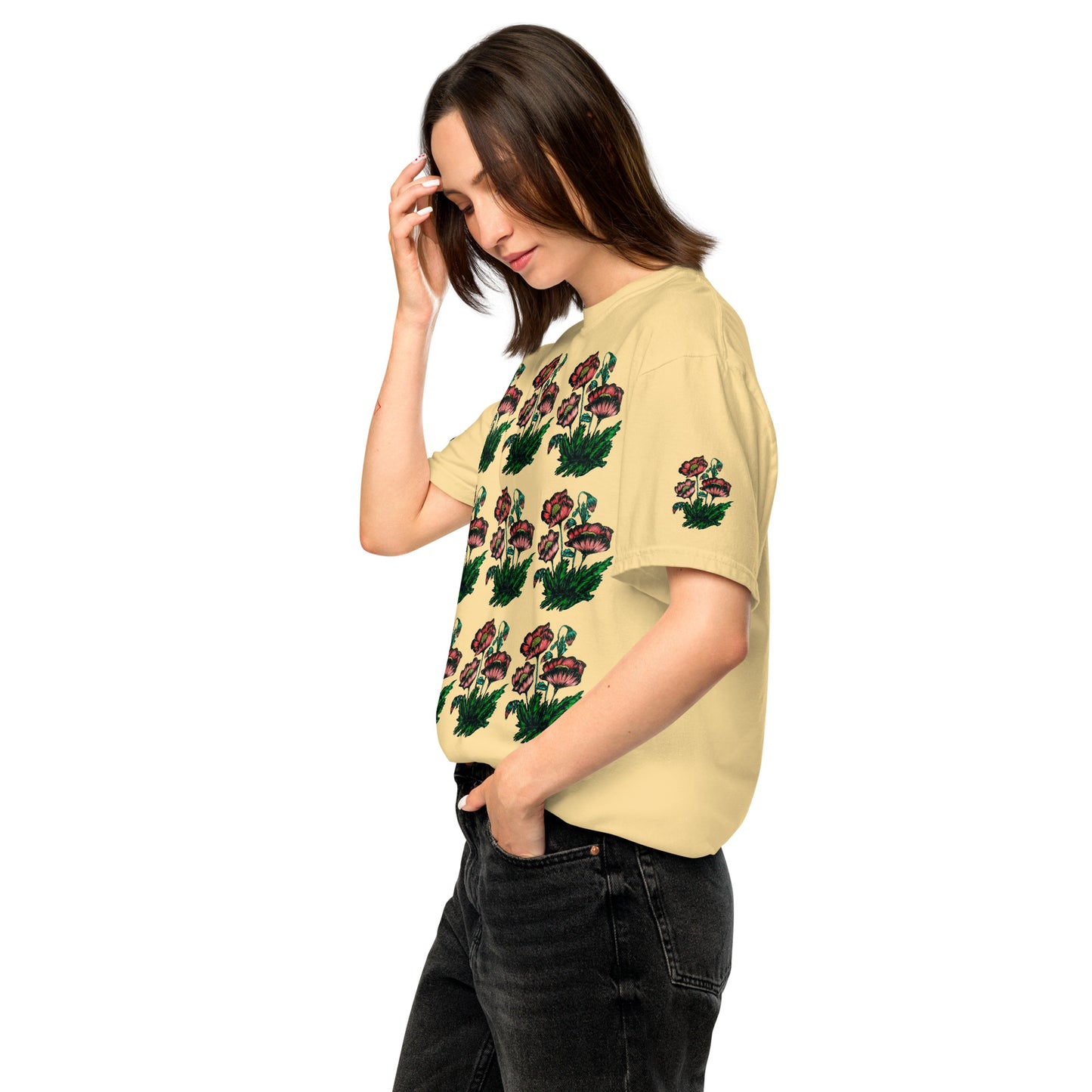 Unisex garment-dyed heavyweight t-shirt
