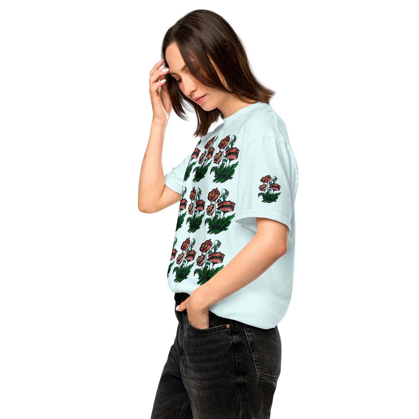 Unisex garment-dyed heavyweight t-shirt
