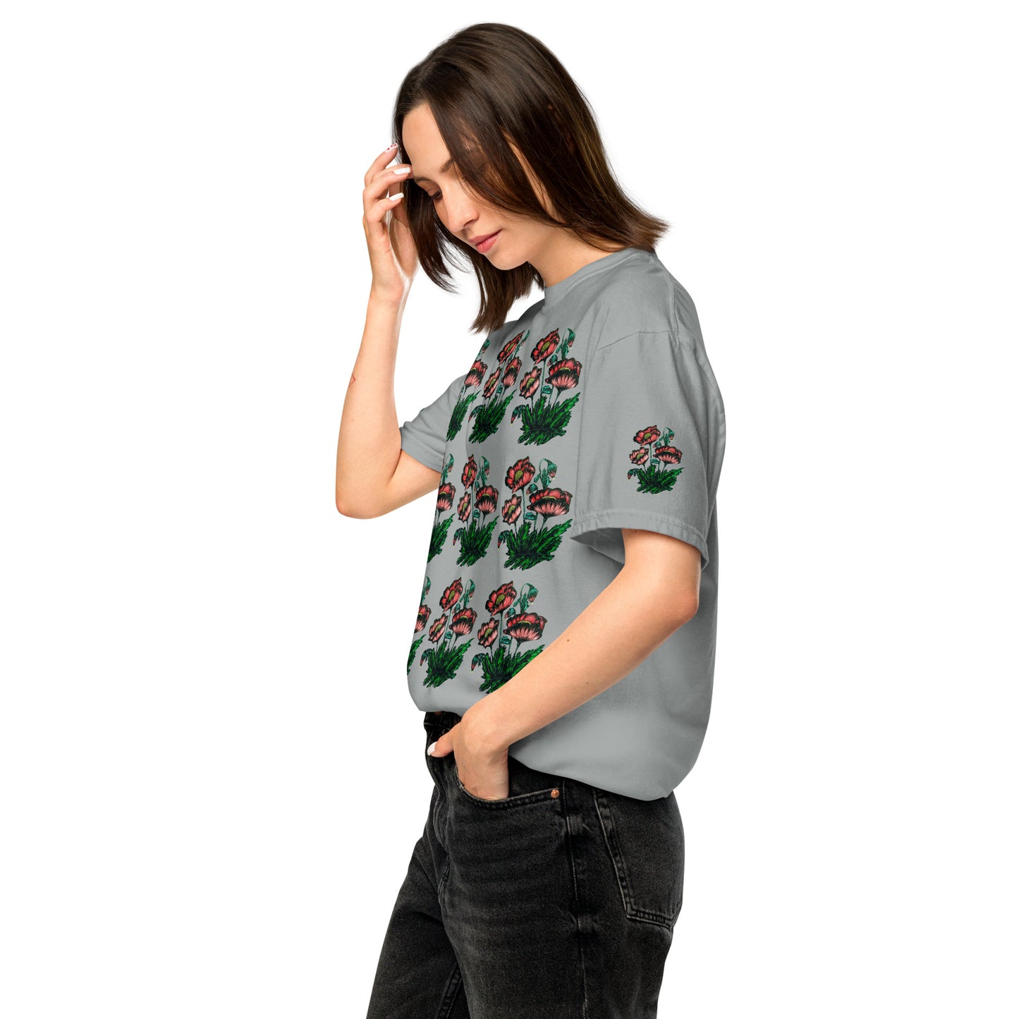 Unisex garment-dyed heavyweight t-shirt