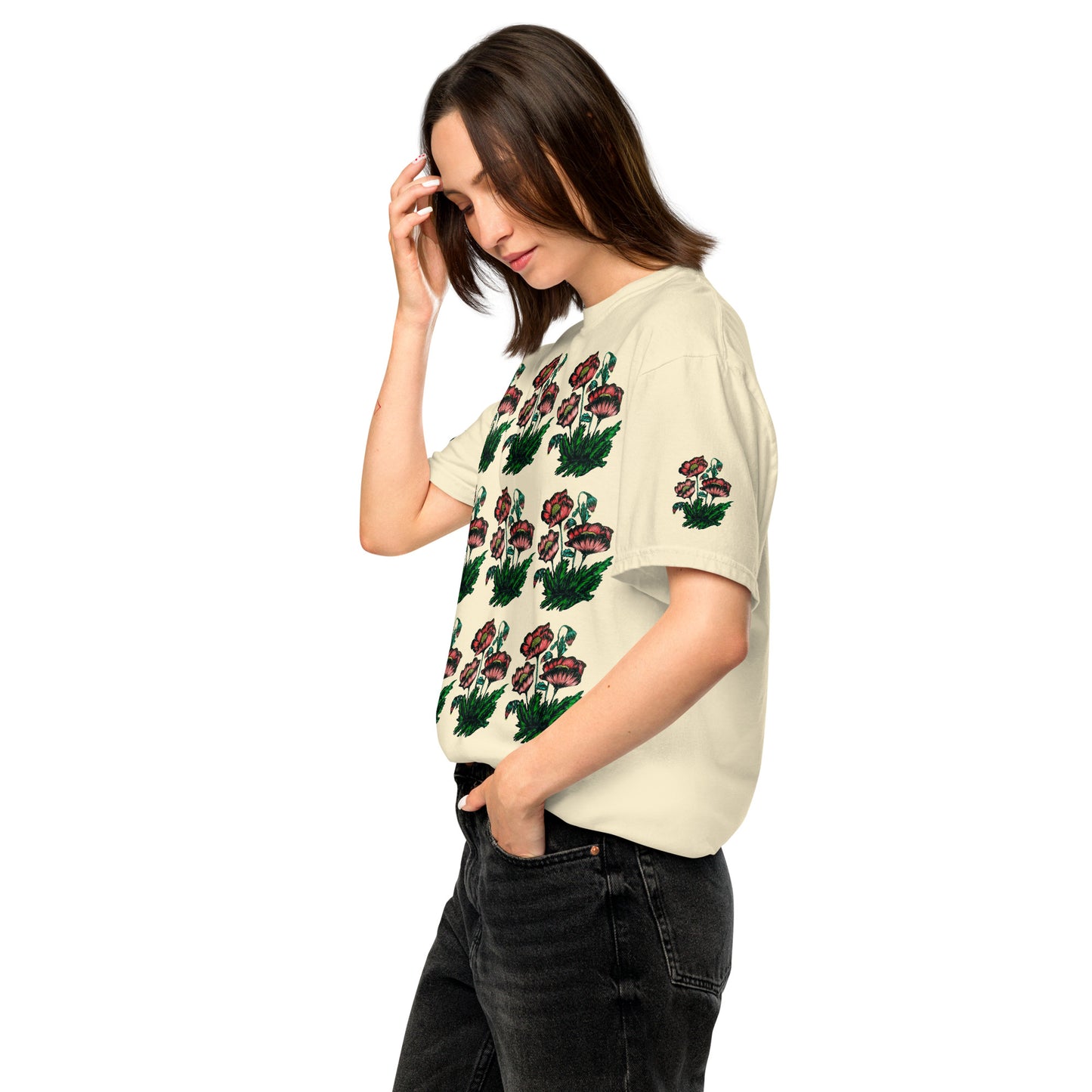 Unisex garment-dyed heavyweight t-shirt