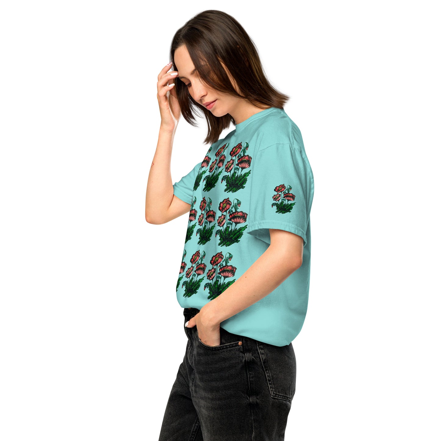 Unisex garment-dyed heavyweight t-shirt