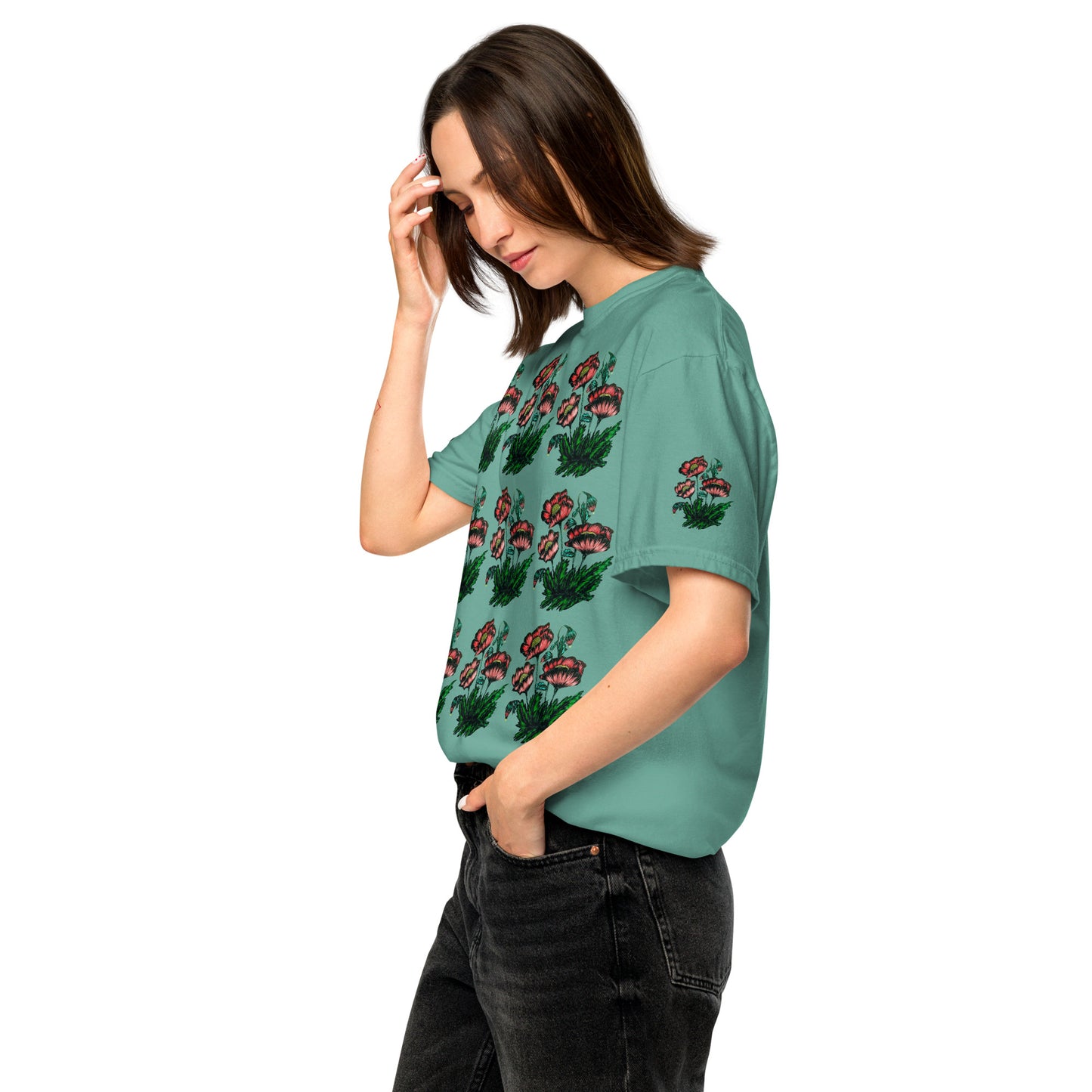 Unisex garment-dyed heavyweight t-shirt