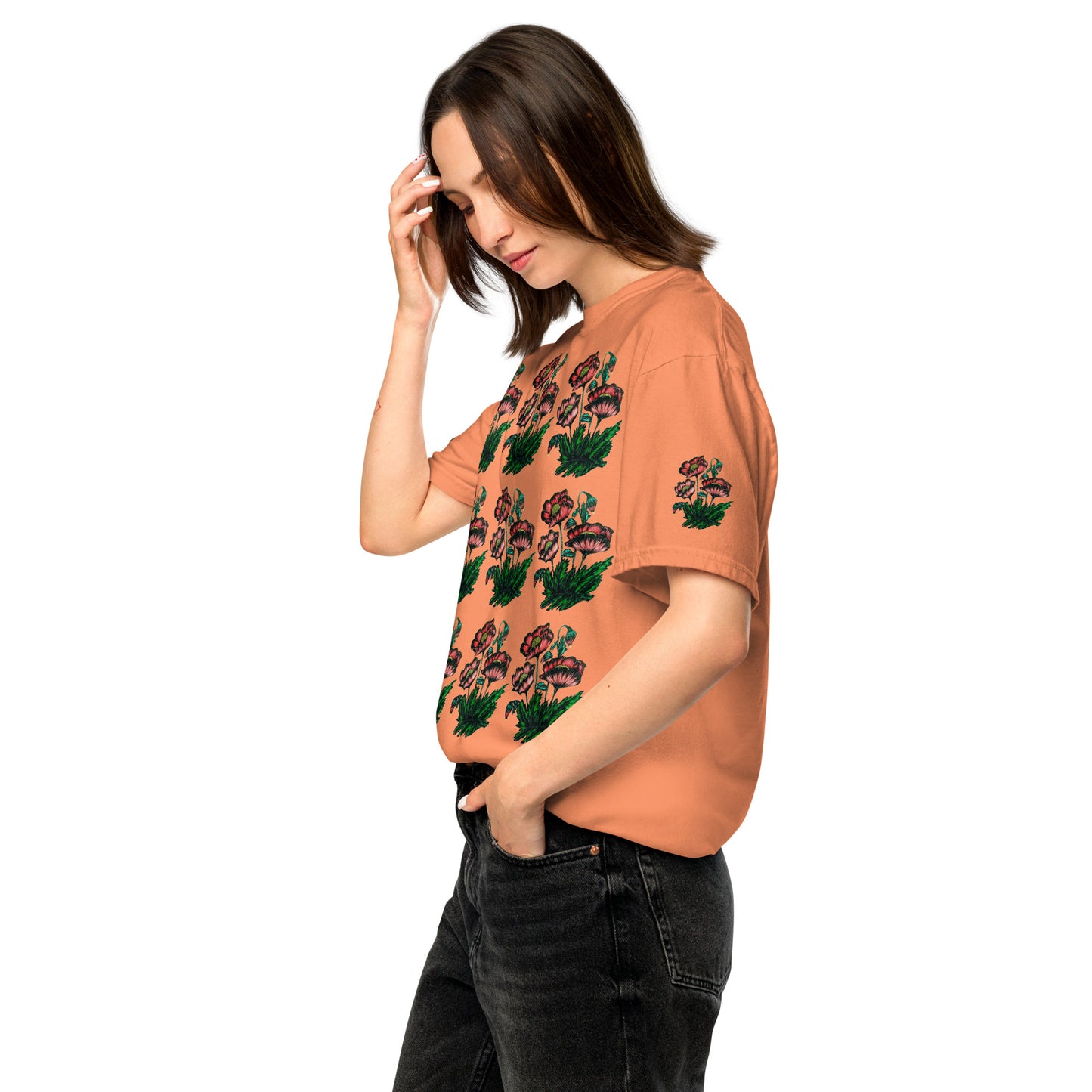 Unisex garment-dyed heavyweight t-shirt