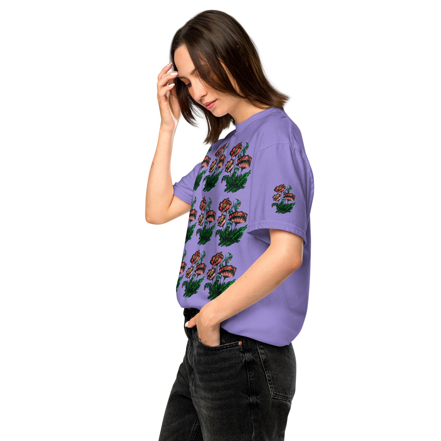 Unisex garment-dyed heavyweight t-shirt