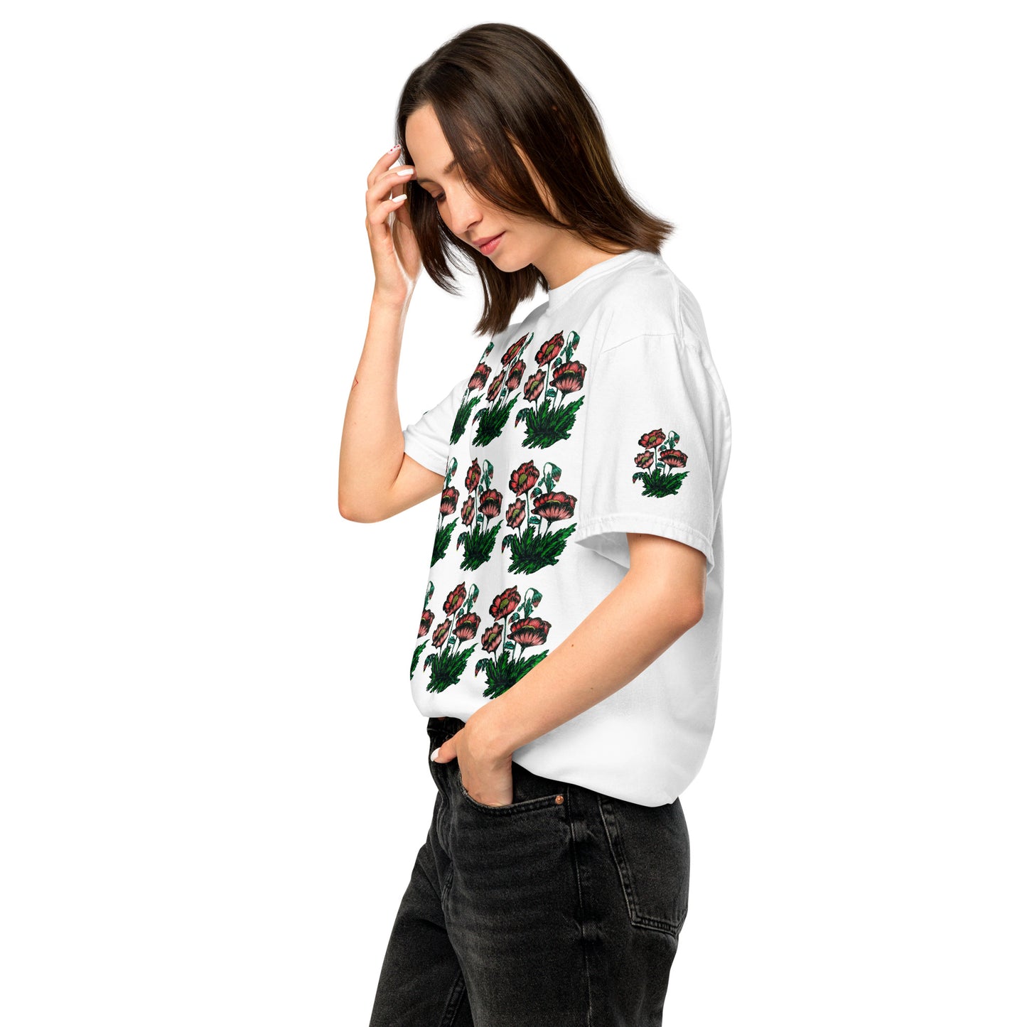 Unisex garment-dyed heavyweight t-shirt