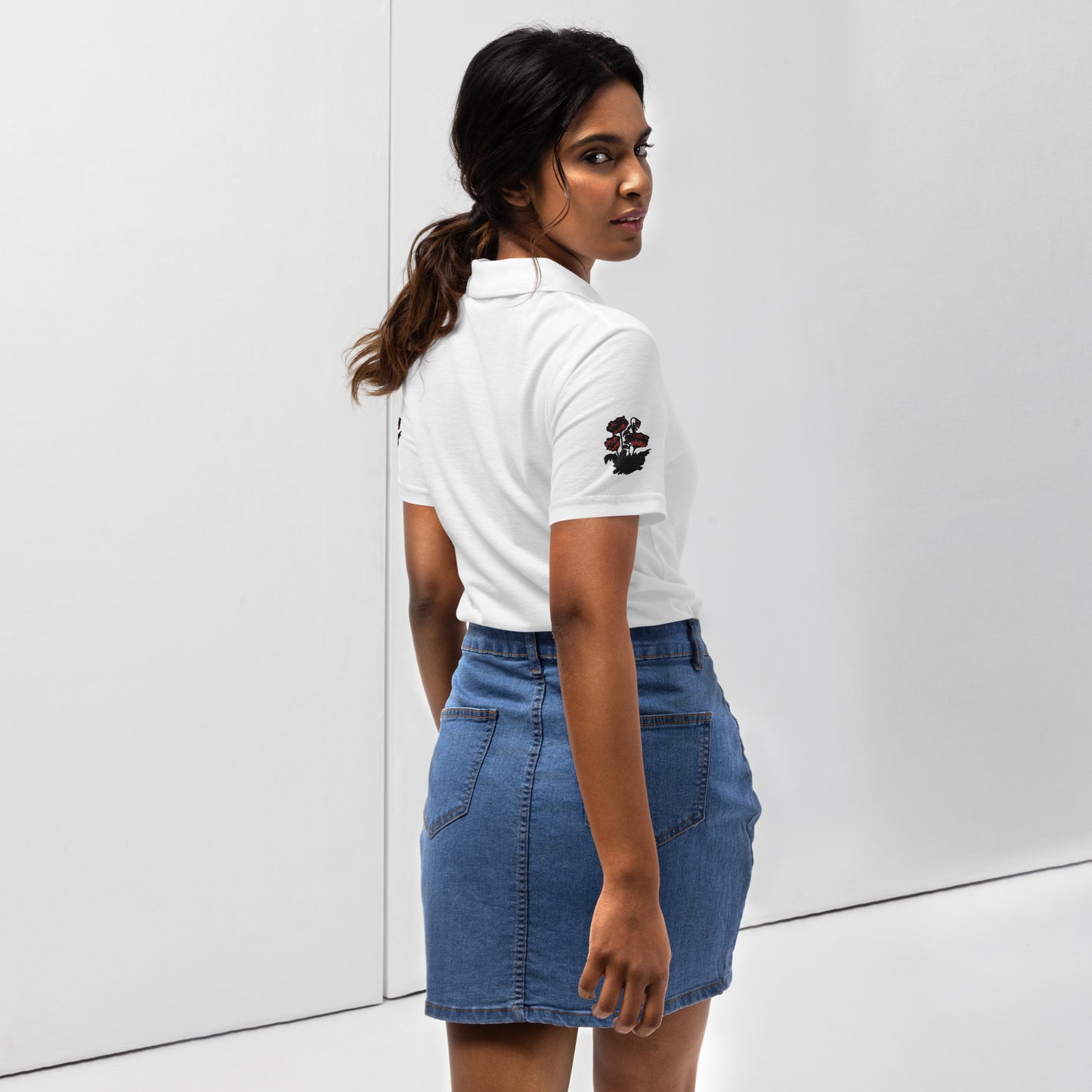 Women’s pique polo shirt