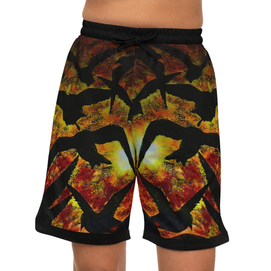 Basketball Rib Shorts (AOP)