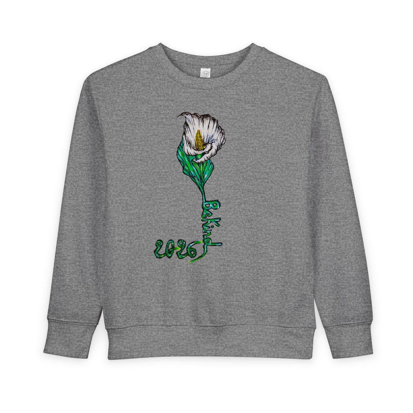 Floral Toddler Sweatshirt - Playful and Cozy Unisex Design