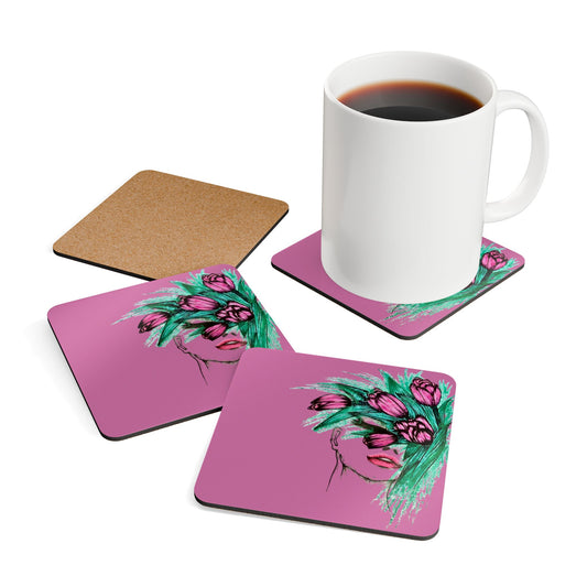 Corkwood Coaster Set