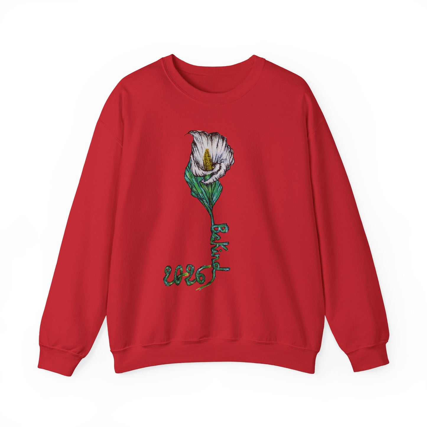 Kindness Floral Unisex Crewneck Sweatshirt