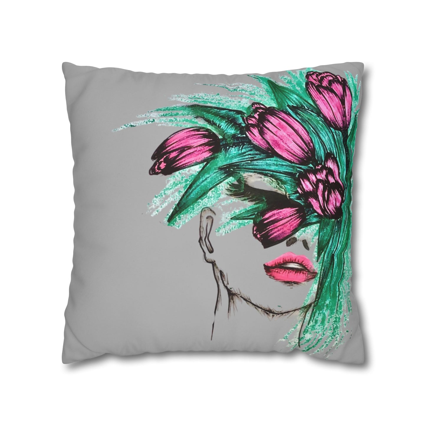 Square Poly Canvas Pillowcase