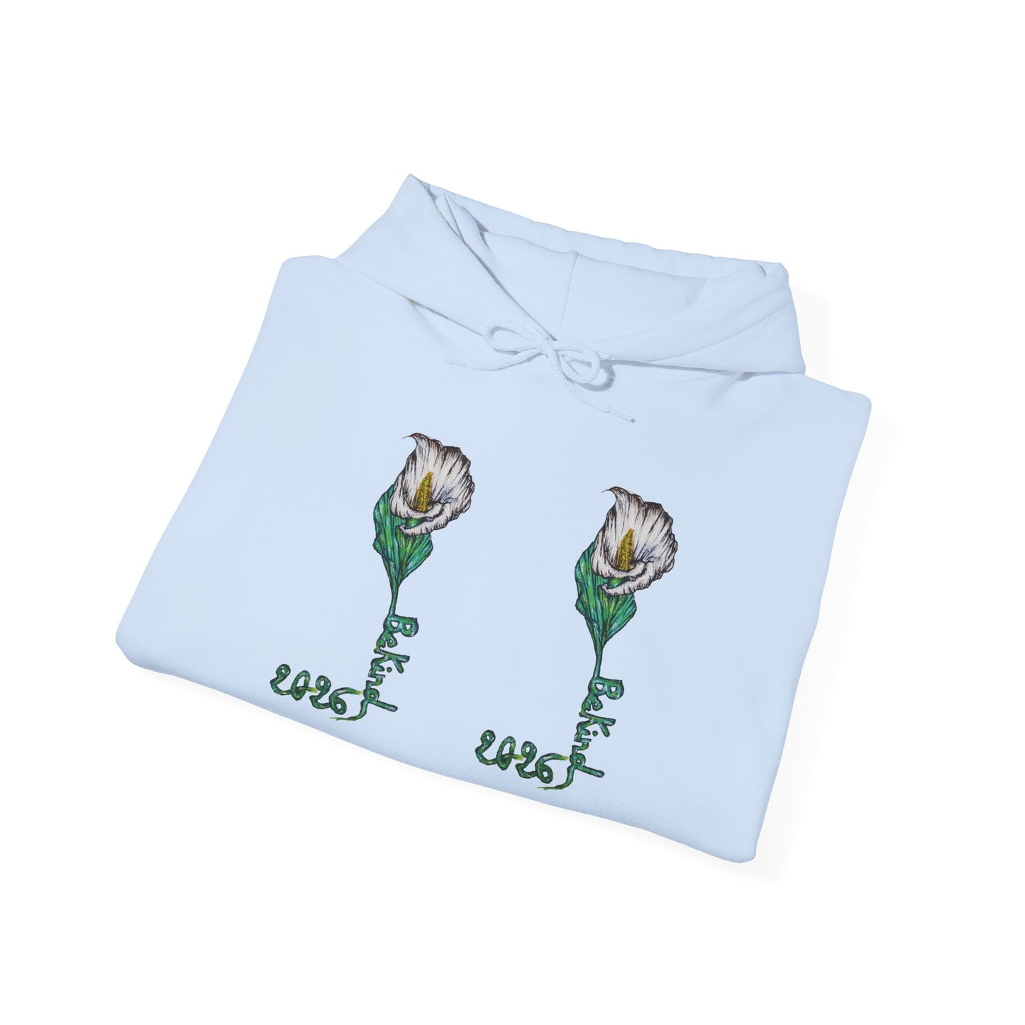 Botanical Rose Hoodie - Unisex Heavy Blend™ Sweatshirt