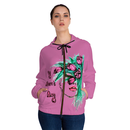 Women’s Full-Zip Hoodie (AOP)