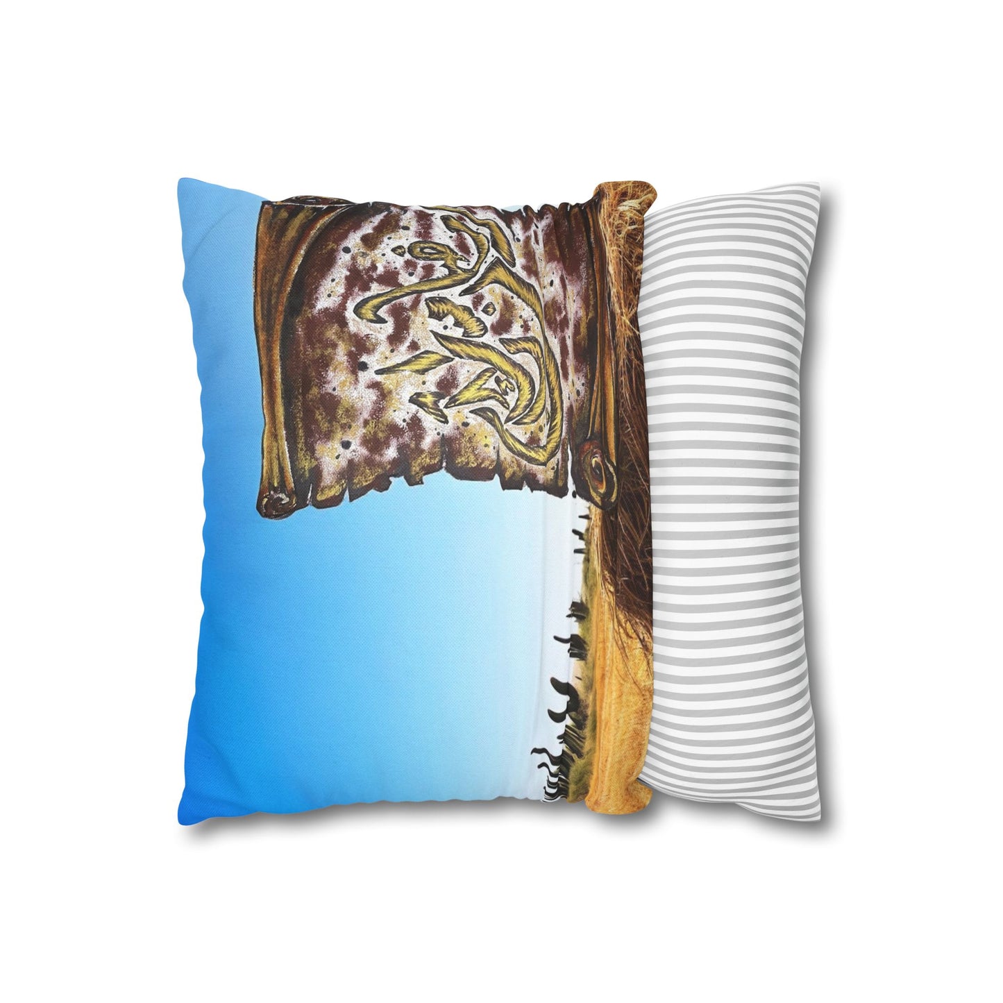 Desert Calligraphy Decorative Pillowcase