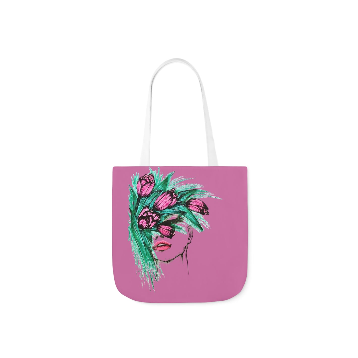 Canvas Tote Bag, 5-Color Straps
