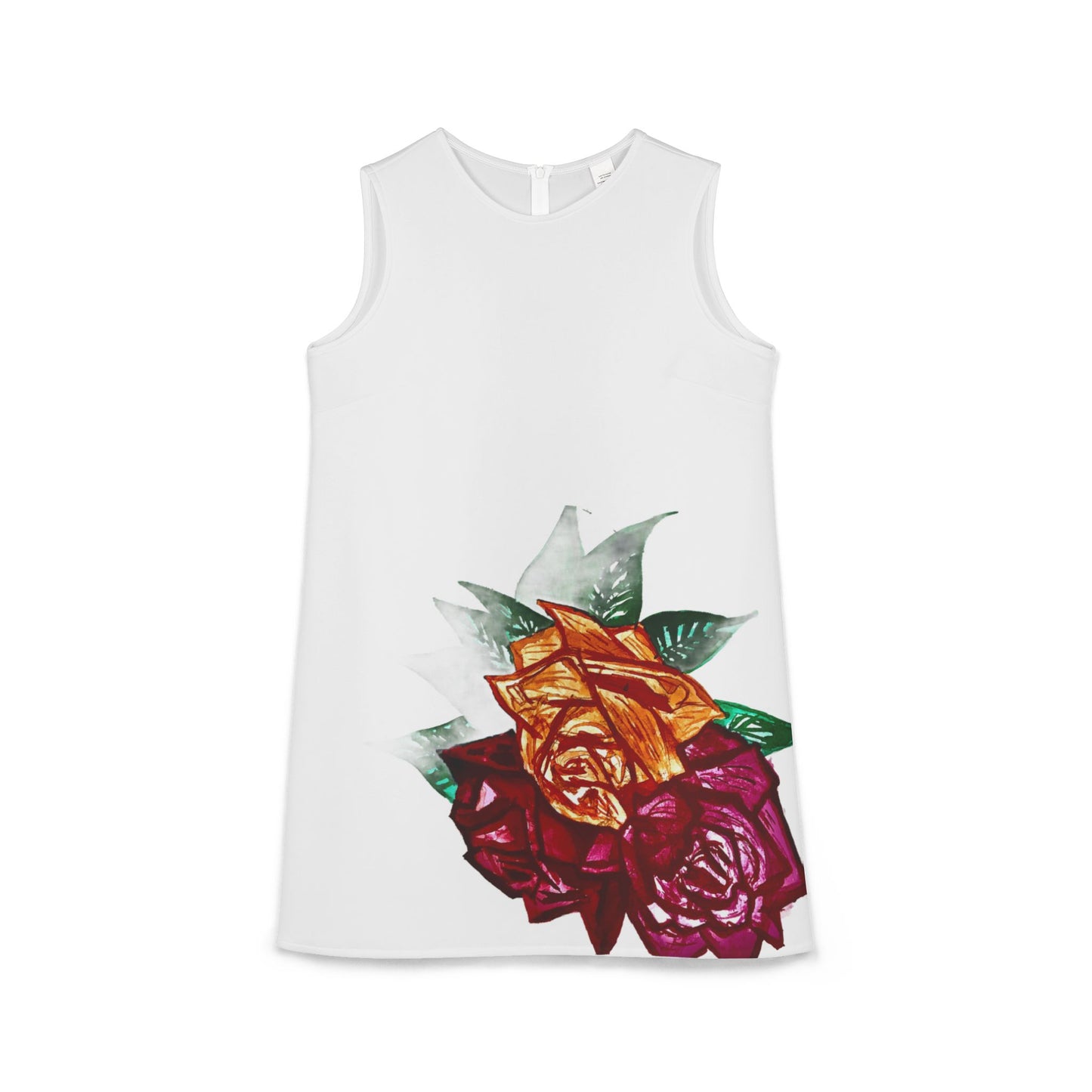 A-line Sleeveless Dress (AOP)