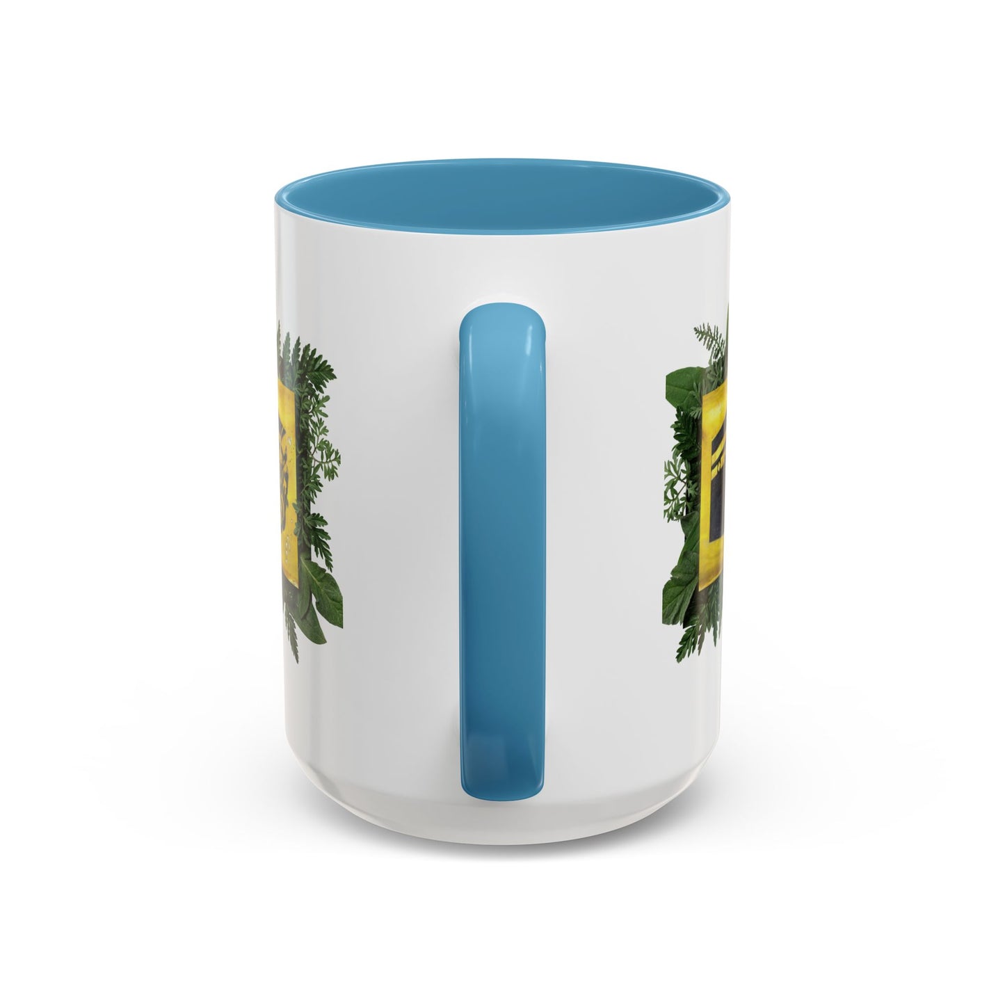 Kaaba Floral Accent Coffee Mug — Islamic Pilgrimage Hajj Umrah Gift (11/15 oz)