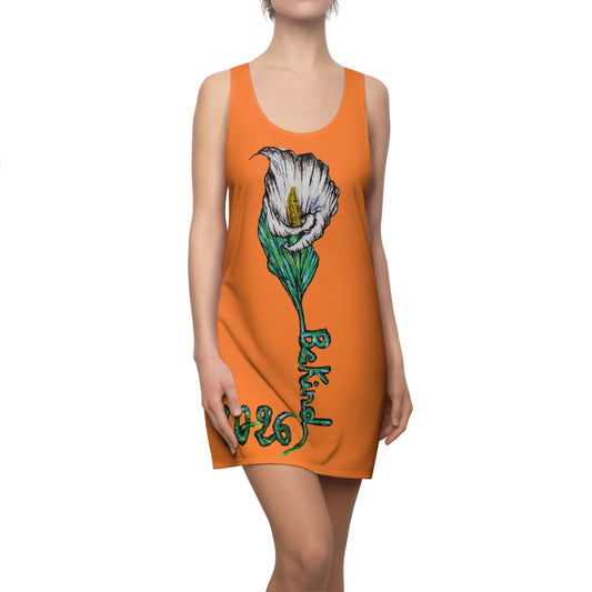 Women’s AOP Racerback Dress - Be Kind Floral Design