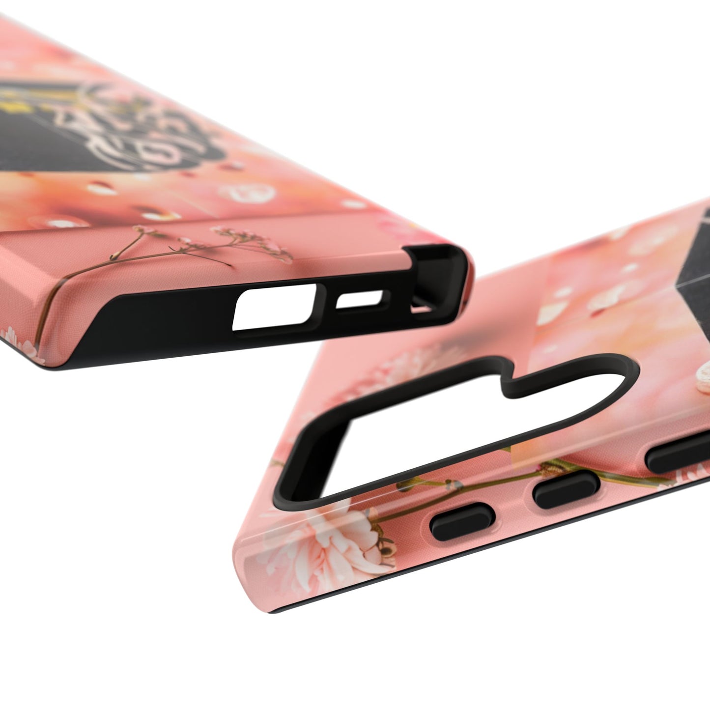 Kaaba Floral Phone Case – Pink Islamic Shrine Design