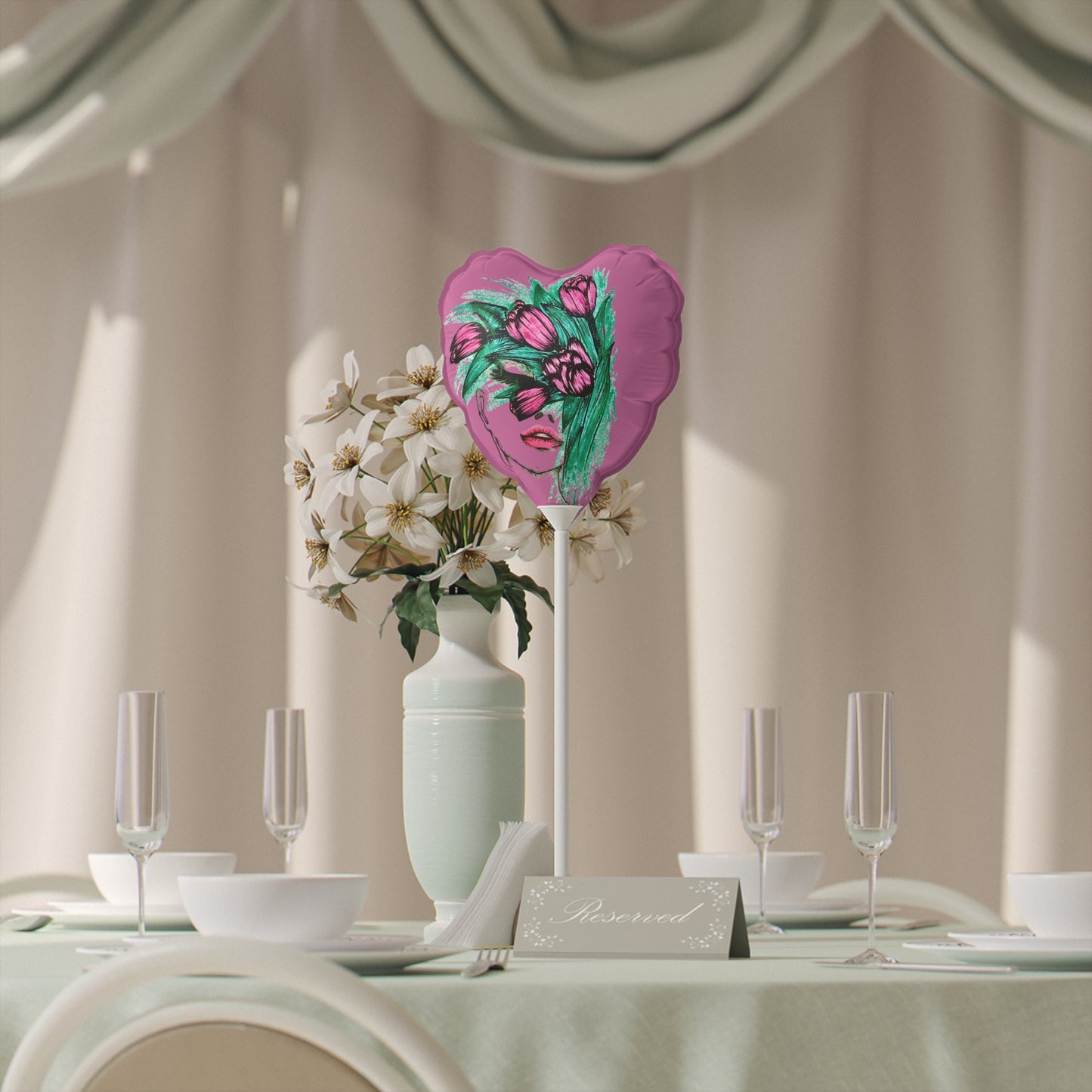 Balloons (Round and Heart-shaped), 6"