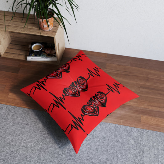 Tufted Floor Pillow, Square