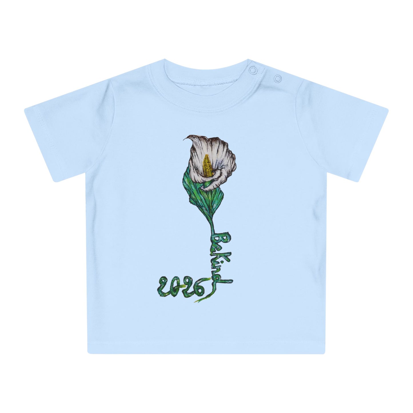 Be Kind Baby T-Shirt - Cute Floral Design for Little Ones