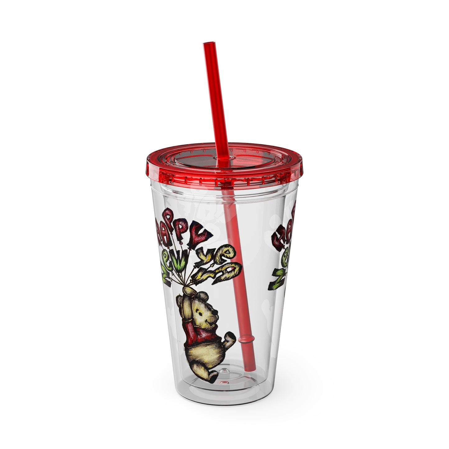 Sunsplash Tumbler with Straw, 16oz