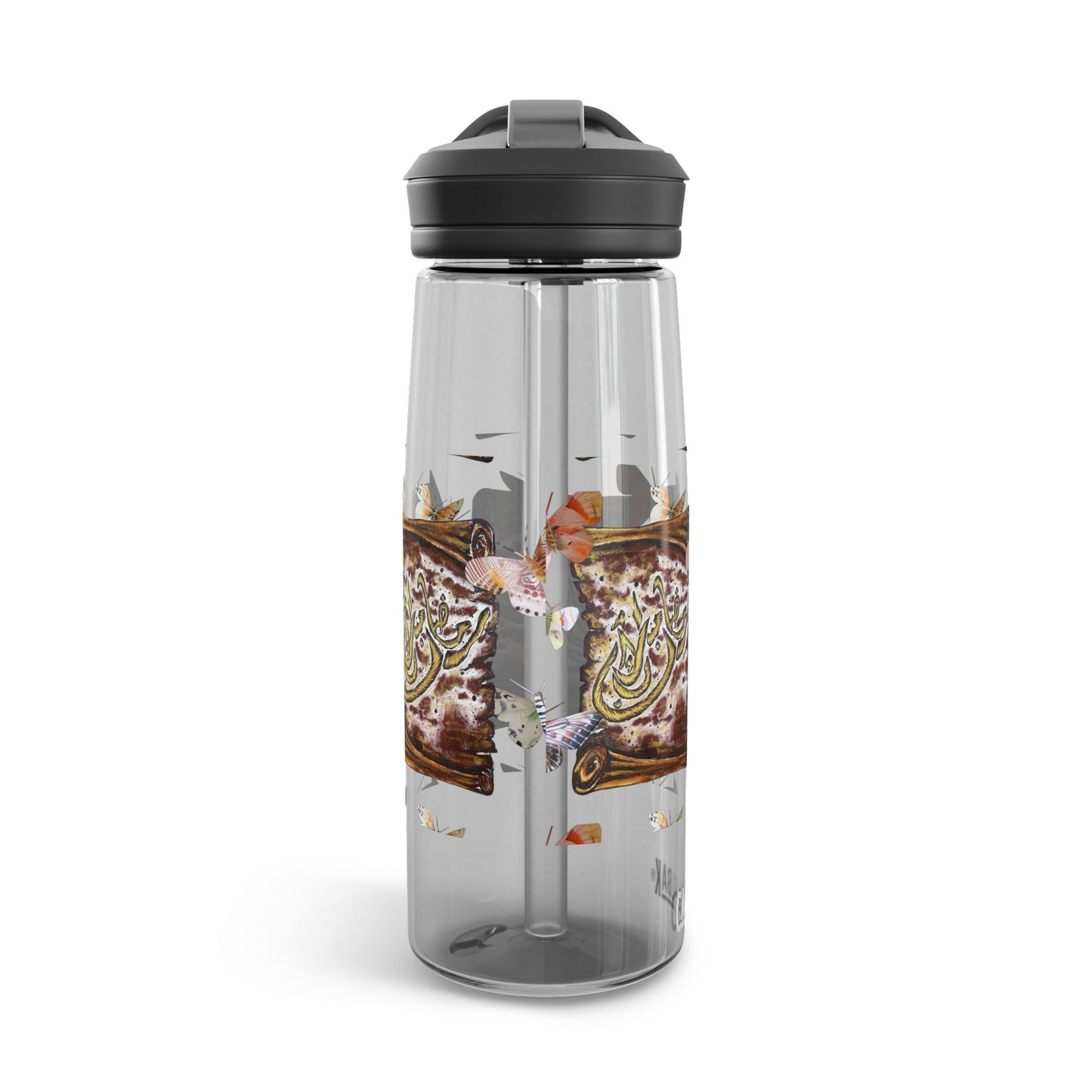 CamelBak Eddy Water Bottle — Floral Vintage Scroll Design (20oz/25oz)