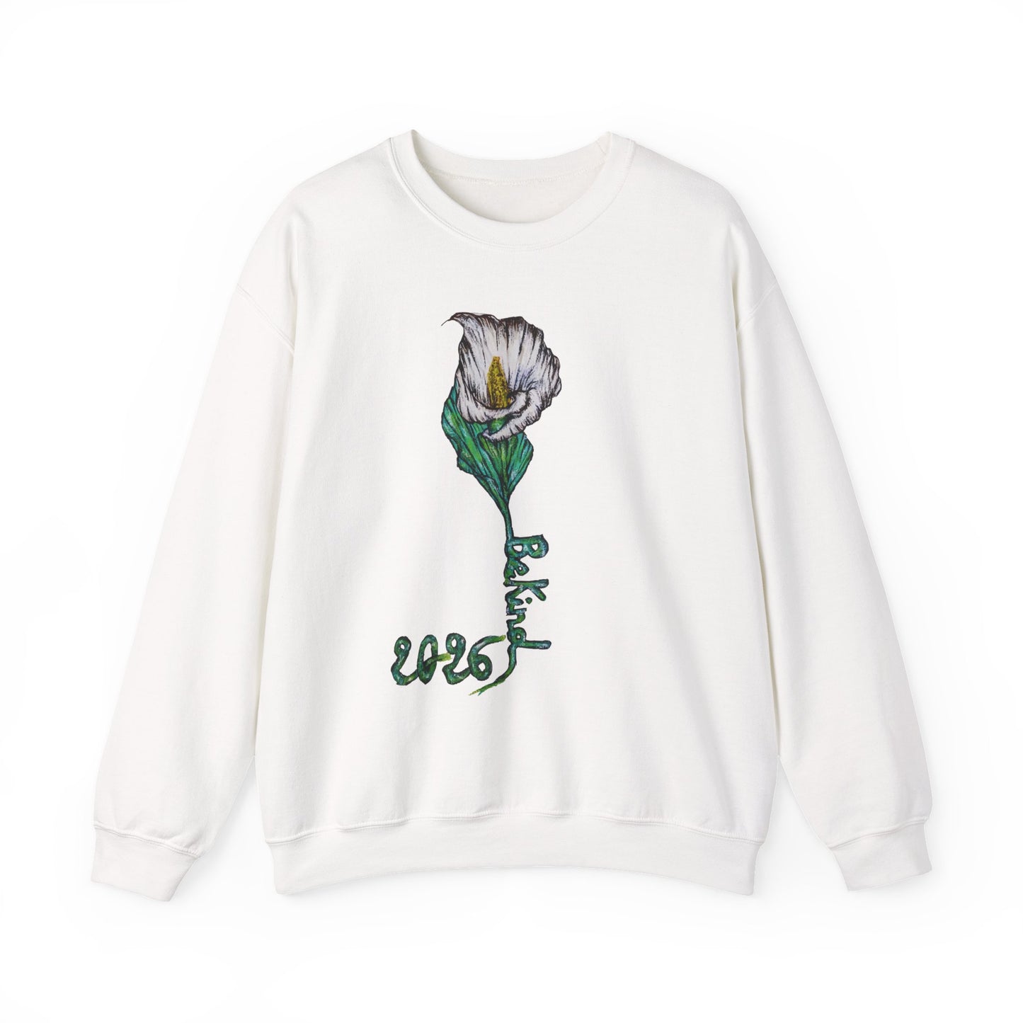 Kindness Floral Unisex Crewneck Sweatshirt