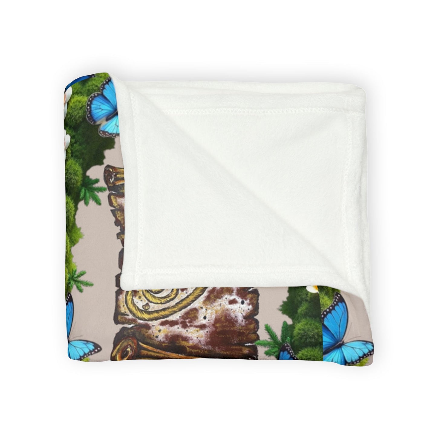 Floral Photo Collage Blanket