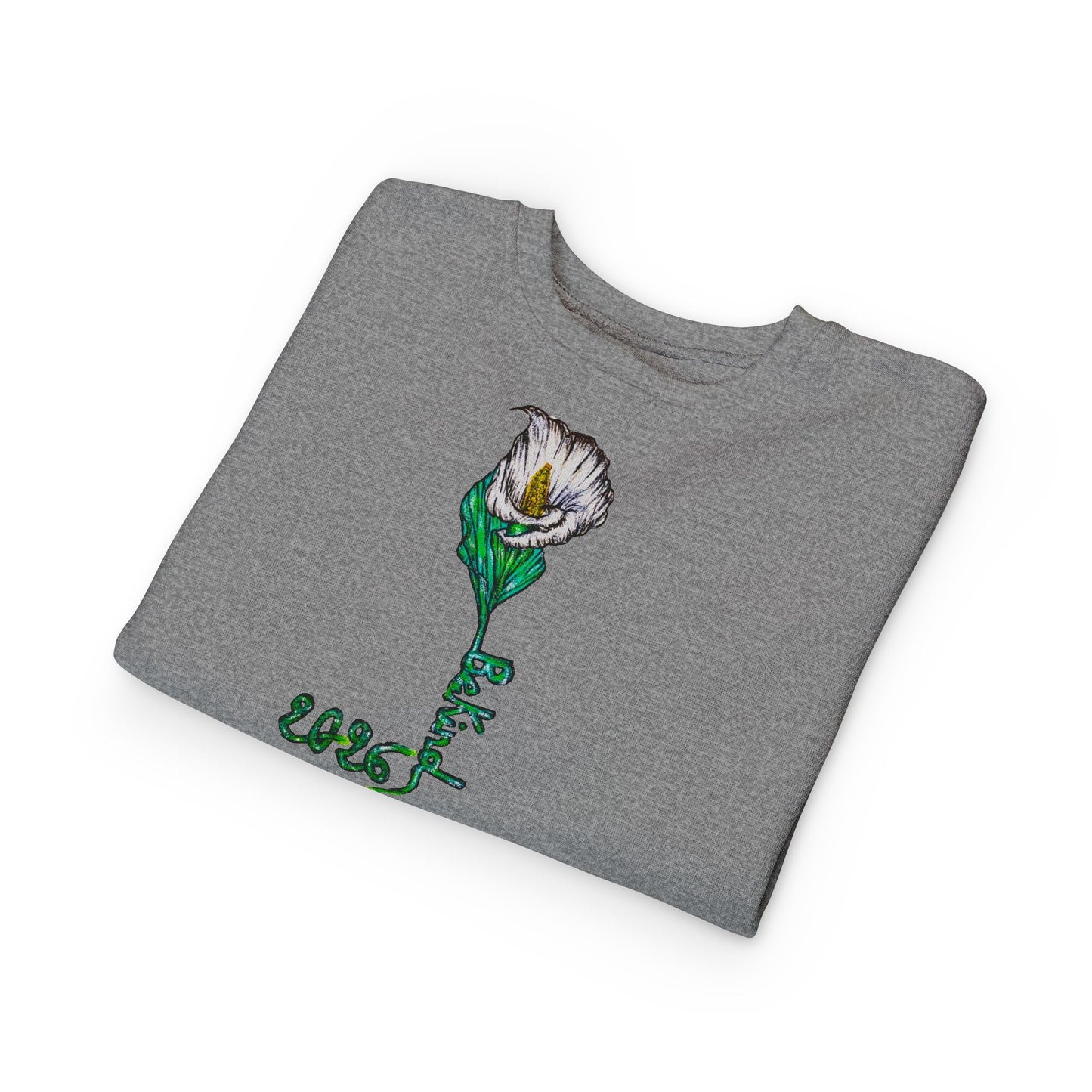 Floral Toddler Sweatshirt - Playful and Cozy Unisex Design