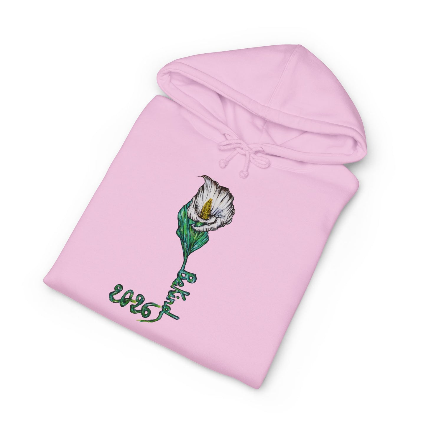 Be Kind Floral Hoodie - Unisex Heavyweight Sweatshirt