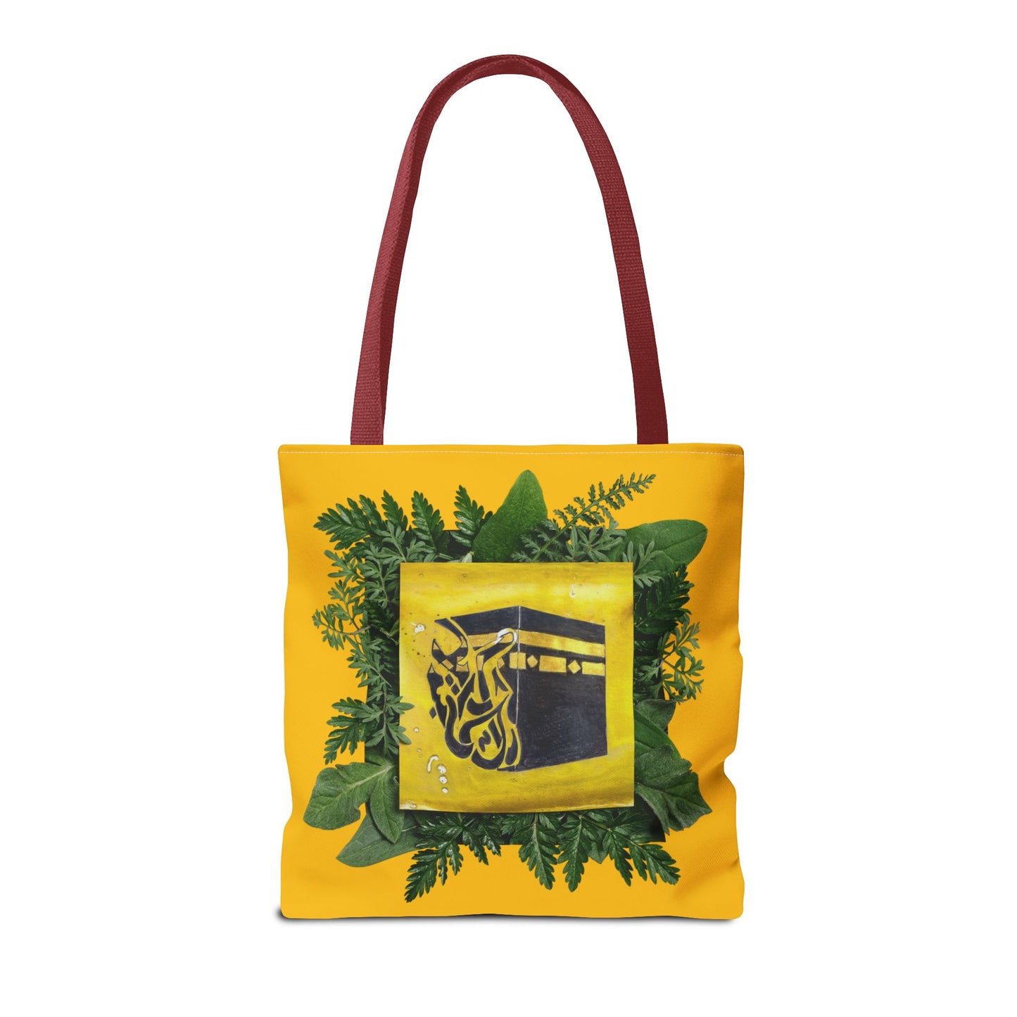 Kaaba Floral Tote Bag – Islamic Pilgrimage Hajj Umrah Gift